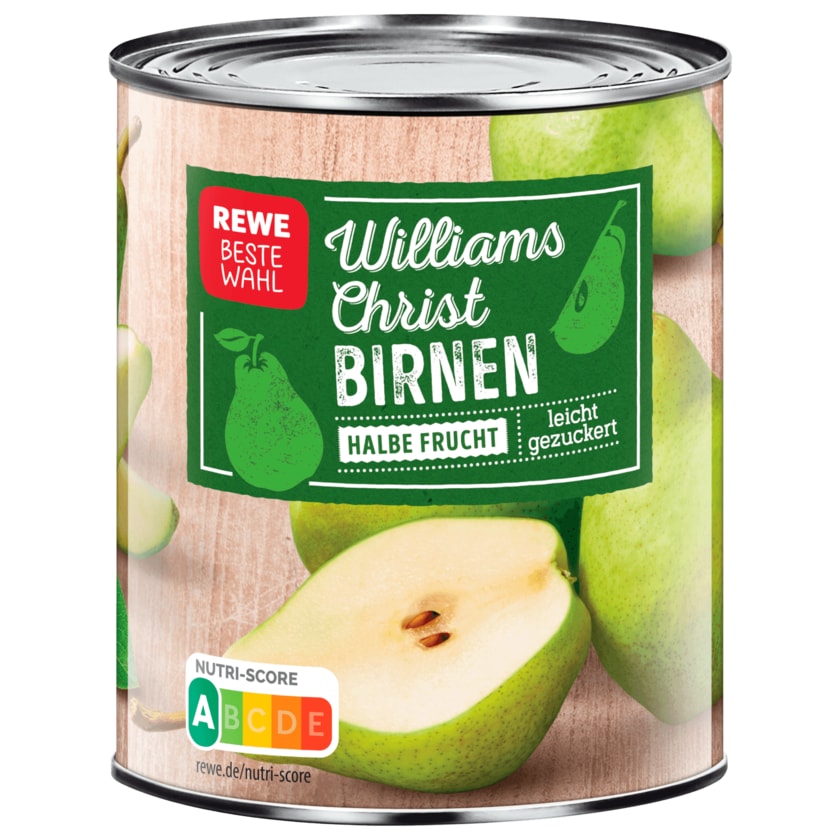 REWE Beste Wahl Williams-Christ Birnen halbe Frucht 455g